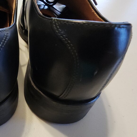 Vintage Black Leather U.S. Navy Service Shoes/Red Wing 101 Postman Oxfords 7 ? main image 6